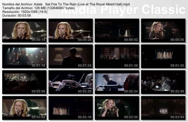 Adele Set Fire To The Rain (Live at The Royal Albert Hall) [mp4